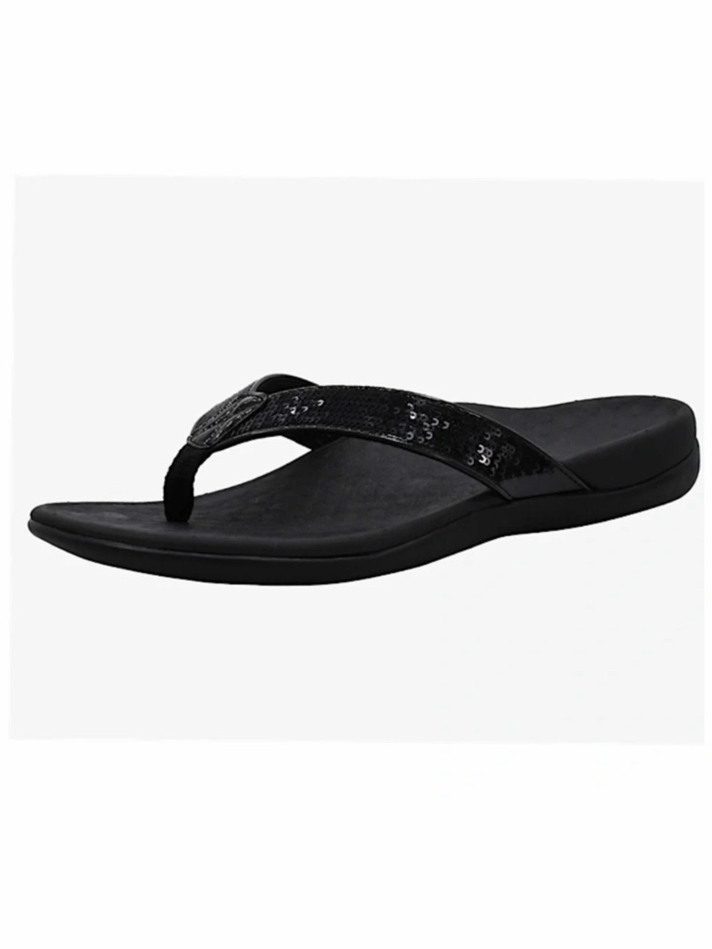 Vionic Women's Tide Sequins Toe Post Sandals Sz 8